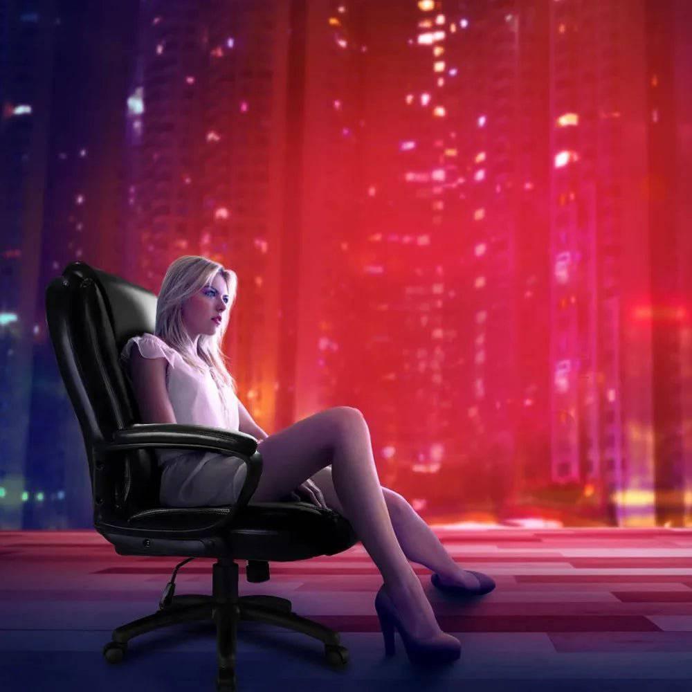 Ergonomic Big and Tall High Back Office Chair with Lumbar Support – Heavy Duty Design for 400LBS Capacity - Platinum-Level Office Chairs