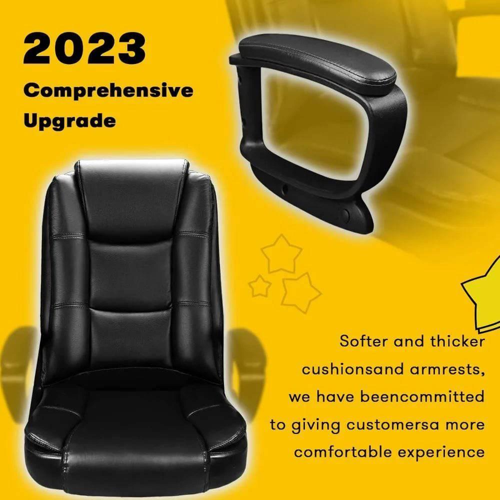 Ergonomic Big and Tall High Back Office Chair with Lumbar Support – Heavy Duty Design for 400LBS Capacity - Platinum-Level Office Chairs