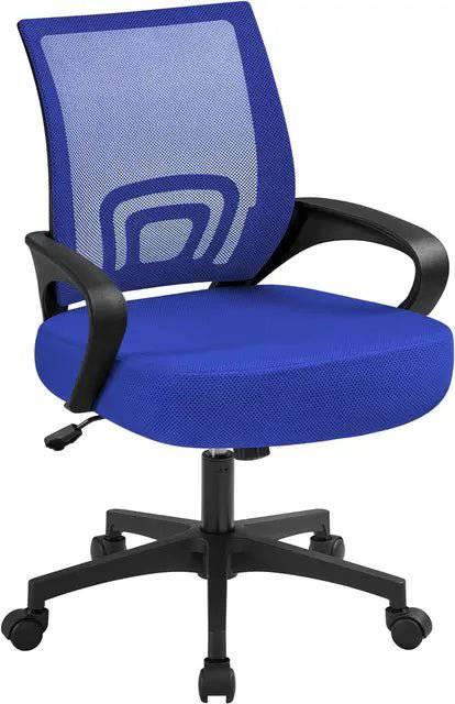 Ergonomic Mid Back Executive Office Chair with Lumbar Support and Rolling Wheels for Gaming and Computer Use - Platinum-Level Office Chairs