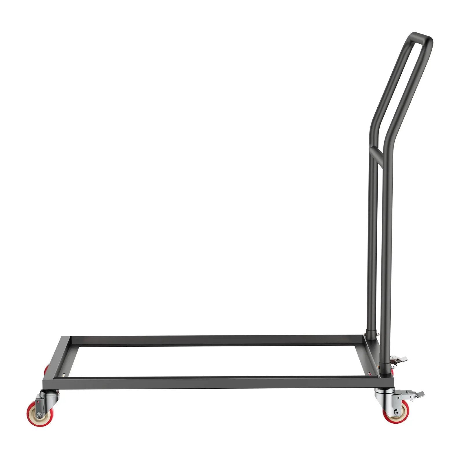 Folding Chair Rack Cart For 25 Chairs Of 300 LBS L-shape Vertical by Vevor