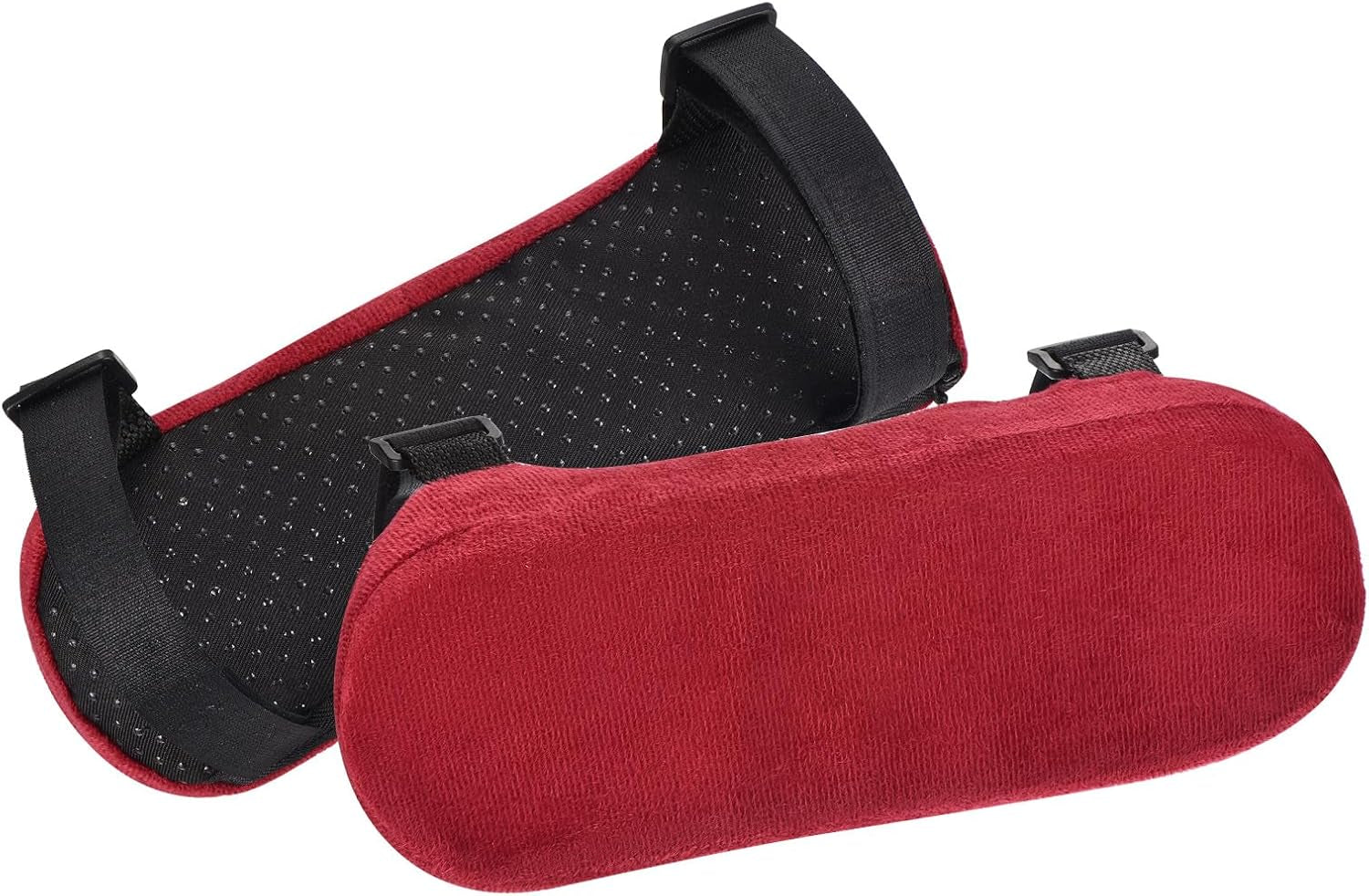 PATIKIL Office Chair Arm Pads, 2 Pcs Office Chair Arm Cover Soft Office Chair Armrest Pads Memory Foam Cotton Removable Washable for Desk Computer Gaming, Purple