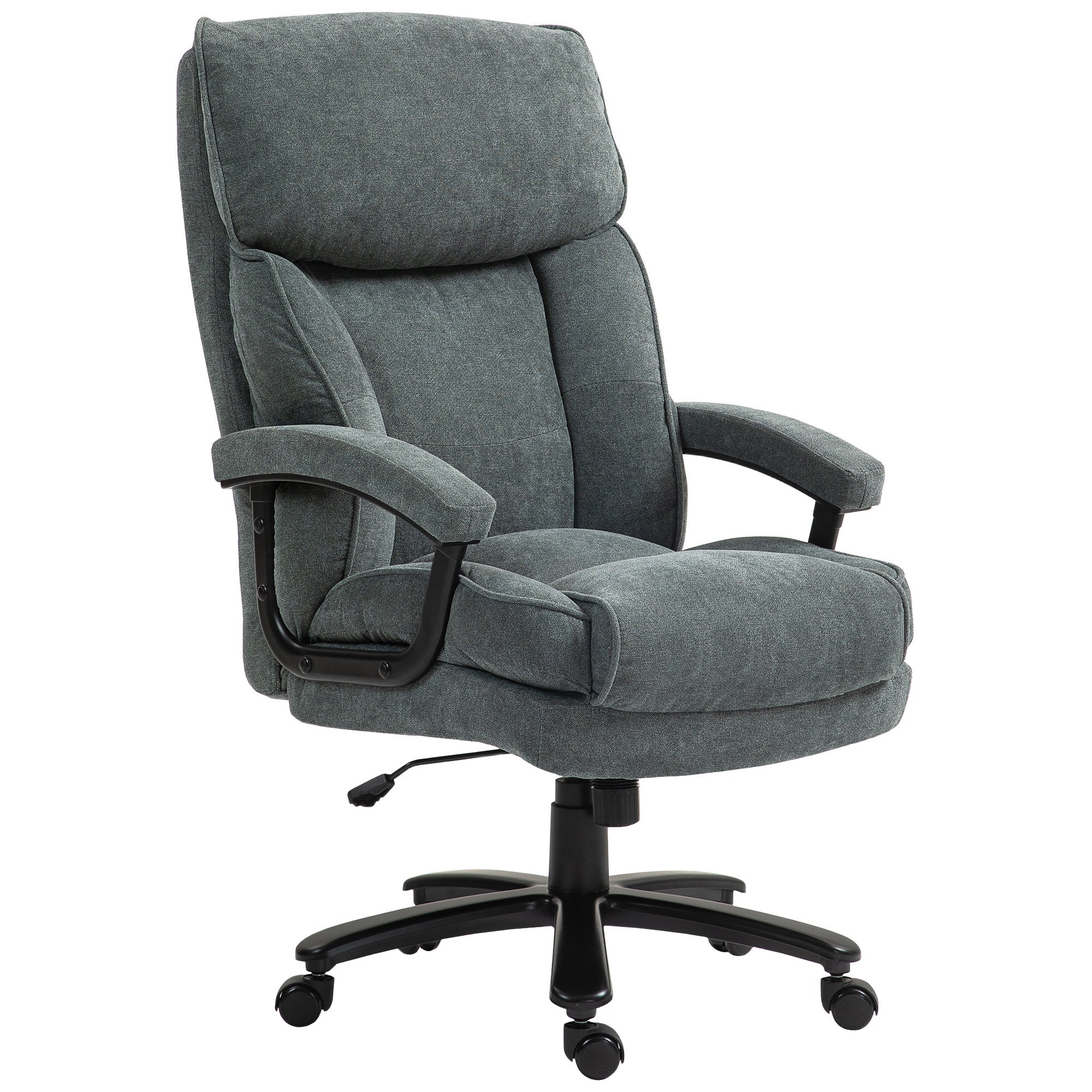 HOMCOM Big And Tall Office Chair Heavy Duty 450 Lb Weight Capacity High Back Ergonomic For Heavy People