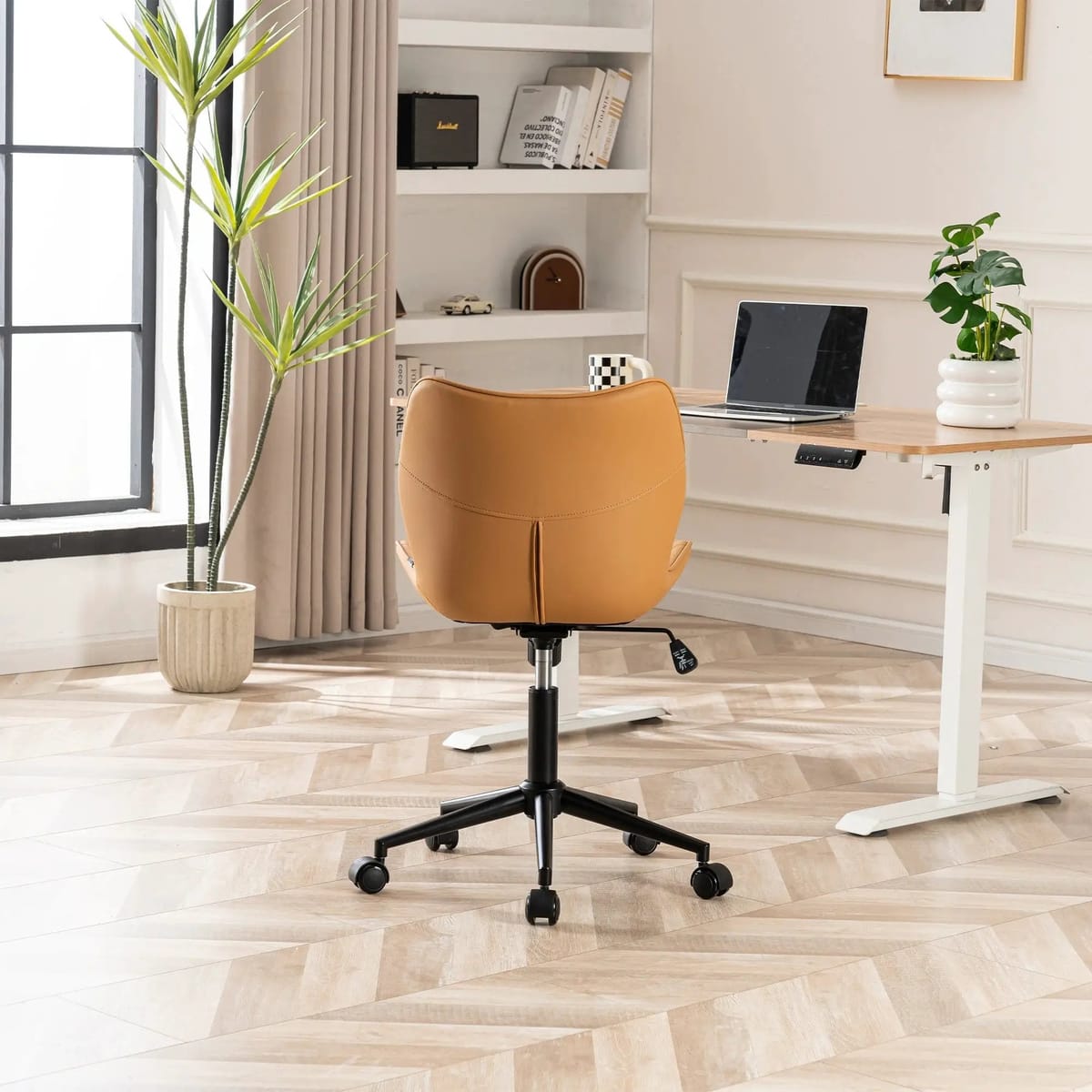Swivel Armless Desk Chair Office Chairs Makeup Vanity Chair