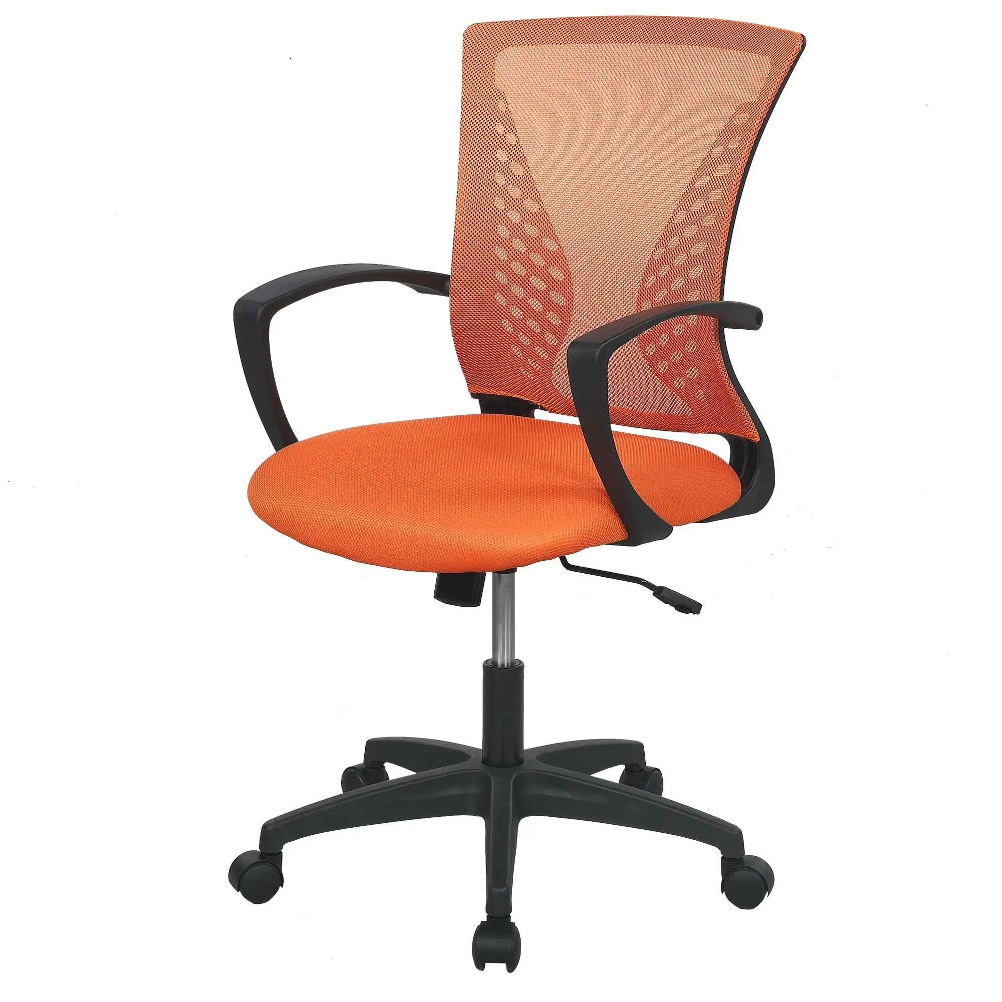 Paylesshere Ergonomic Office Chair with Lumbar Support, Adjustable Height, Swivel Casters, Pink, 1 Pack