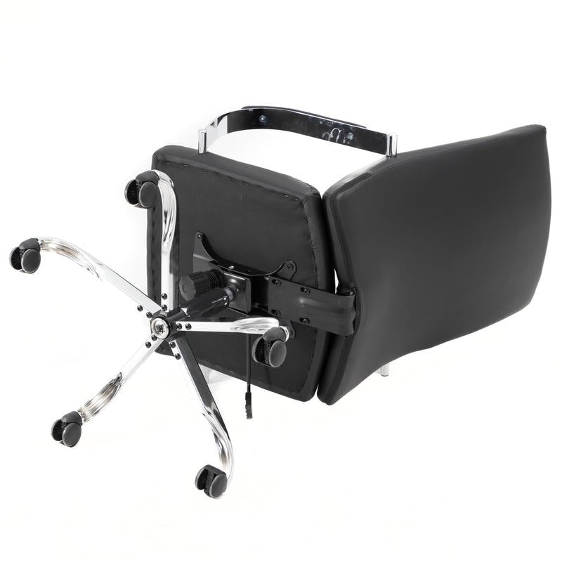 20 PCS Sonora Ergonomic High-Back Leather Desk Office Chair with Chrome Base and Tilt for Home Office - Black