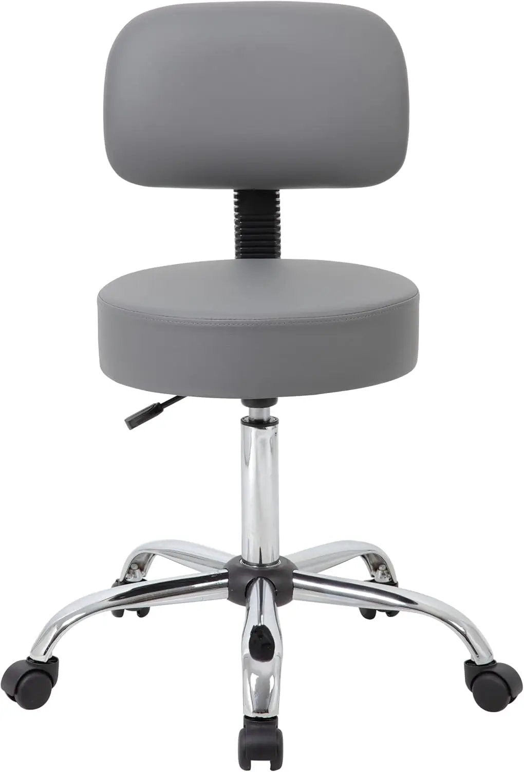 Boss Office Products Be Well Spa Professional Adjustable Drafting Stool with Back, Grey (B245-GY) by Manufacturer.