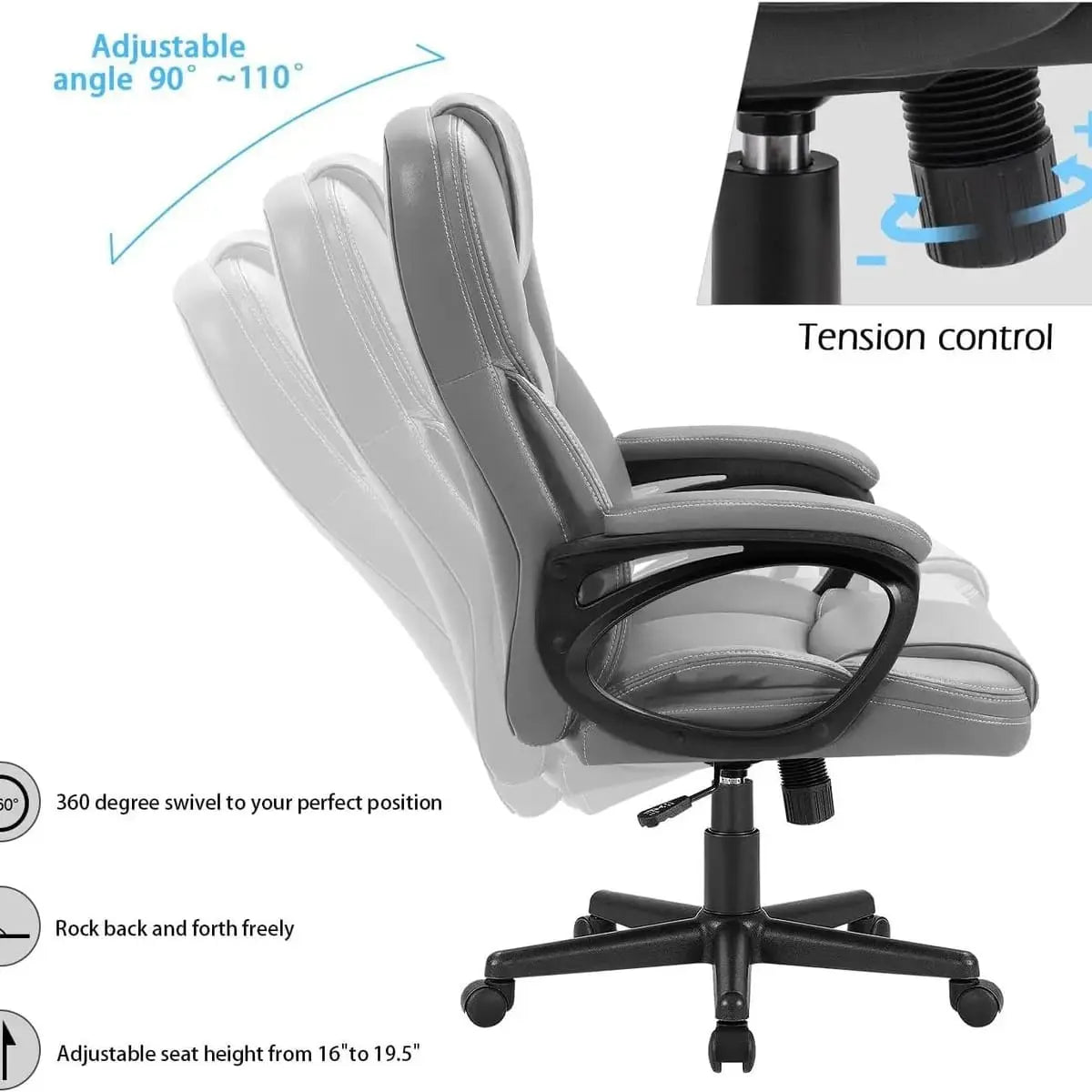 Furmax Ergonomic Executive Office Chair for All-Day Comfort & Support Furmax