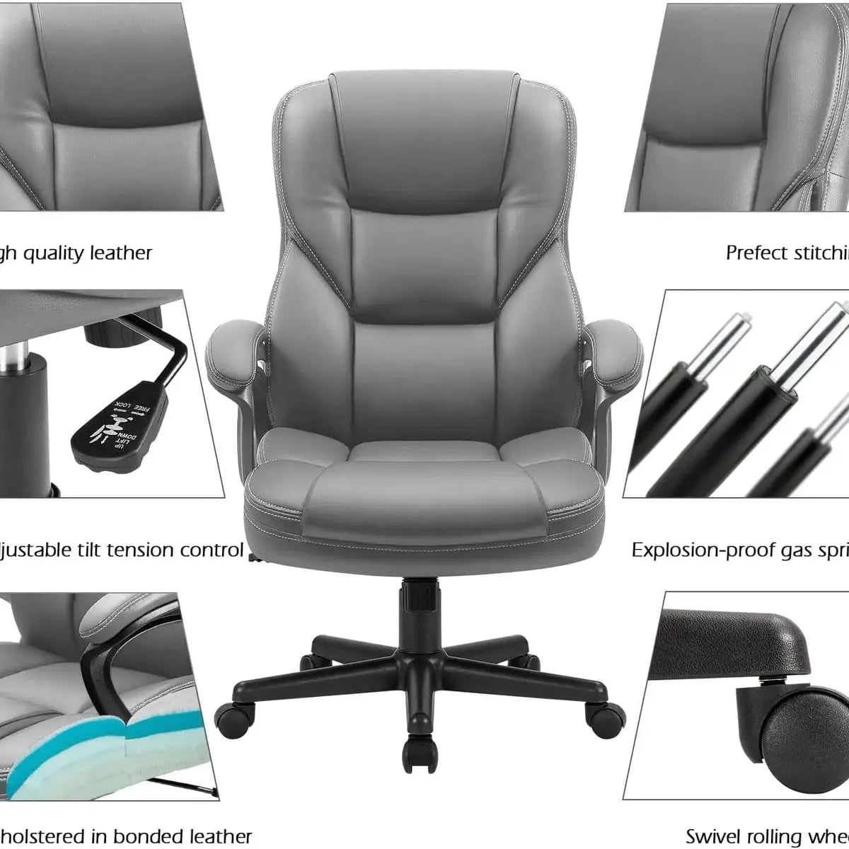 Furmax Ergonomic Executive Office Chair for All-Day Comfort & Support Furmax
