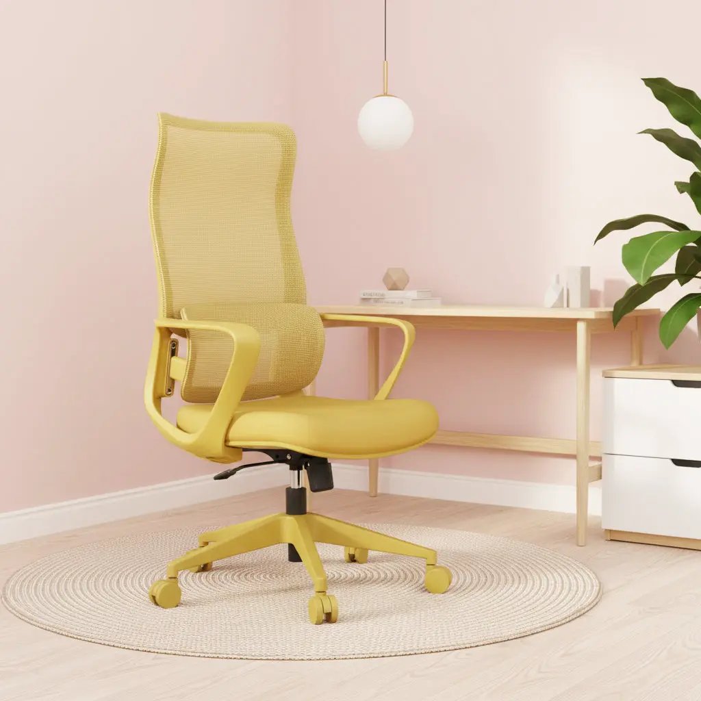 GiGA ergonomic mesh office chair with lumbar support and breathable back for comfortable, adjustable seating.