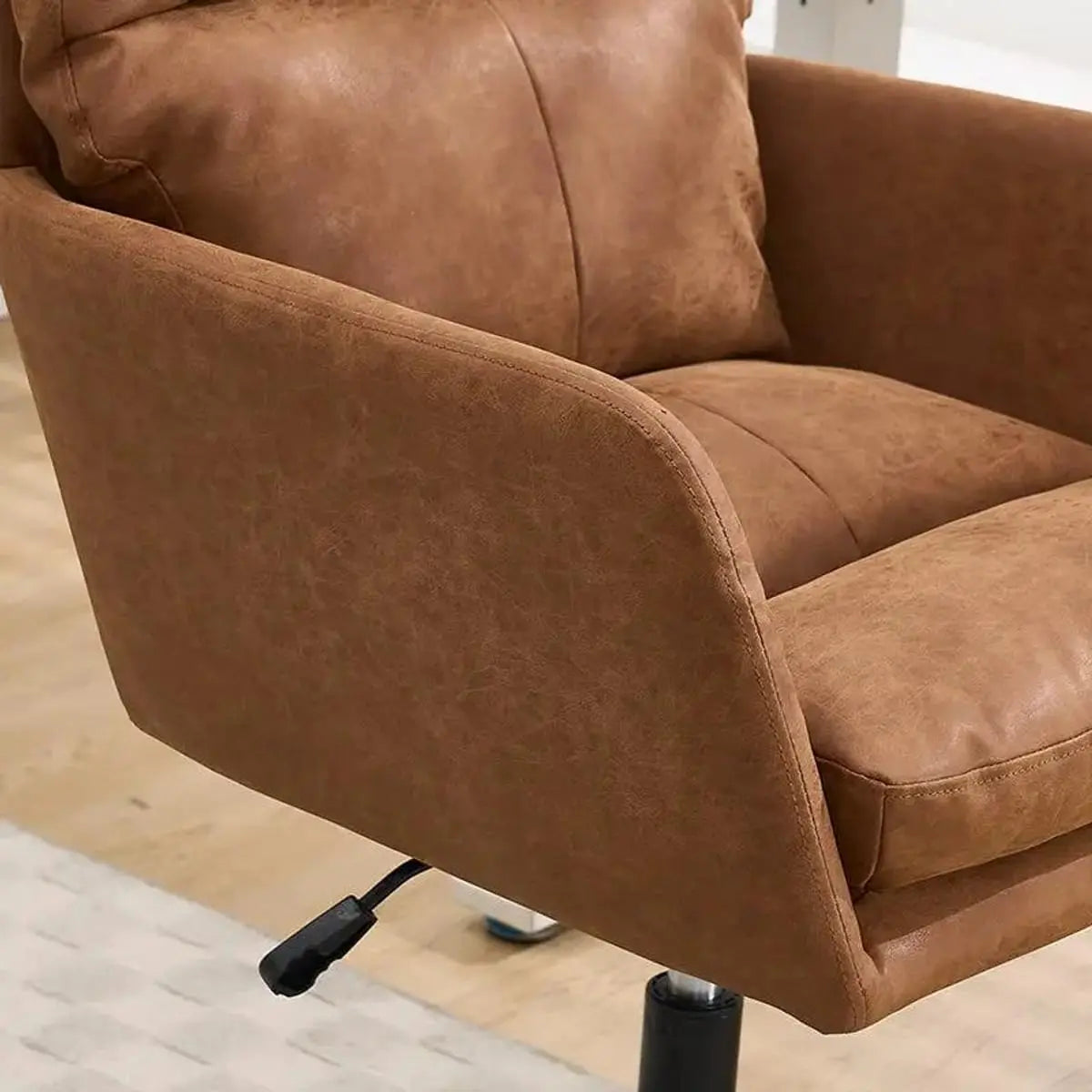 GiGA PU leather home office task chair with adjustable height and ergonomic support for comfortable seating.