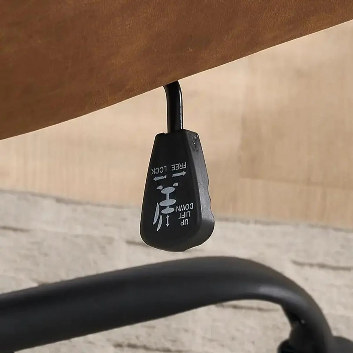 GiGA PU leather home office task chair with adjustable height and ergonomic support for comfortable seating.