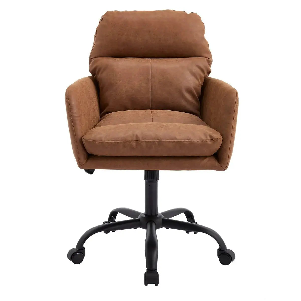 GiGA PU leather home office task chair with adjustable height and ergonomic support, ideal for comfortable working at a desk.