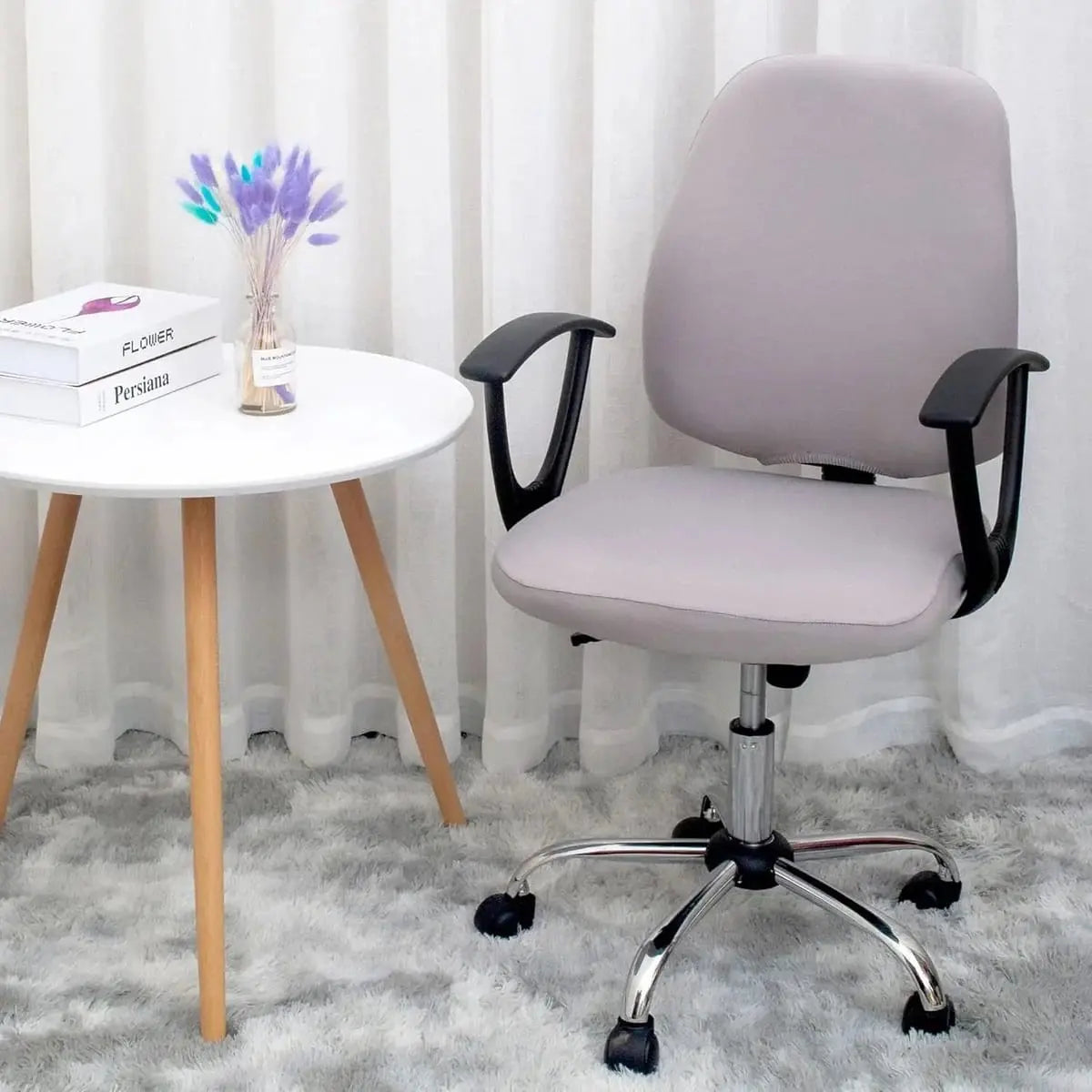 Jinzio Universal Office Chair Cover Stretchable Polyester Protector Jinzio