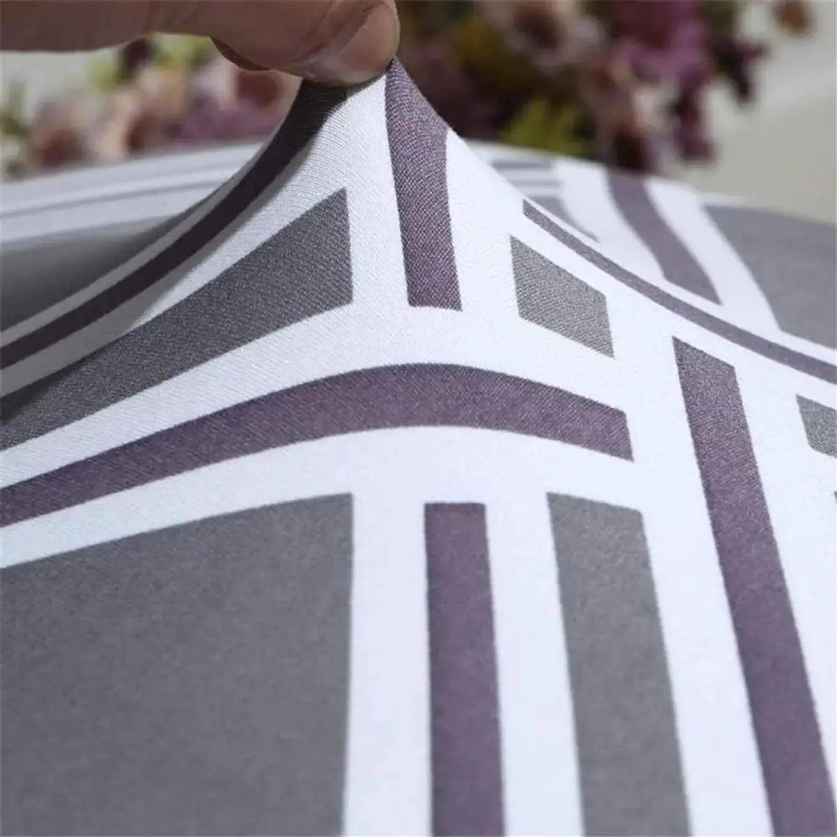 Melaluxe stretchable universal office chair cover on a small office chair, showcasing its fit and fabric texture.