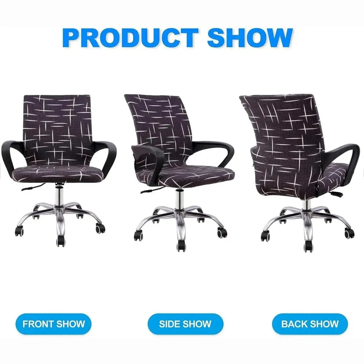 MOCAA premium office chair cover with ergonomic design, protecting from spills and stains, ideal for cat owners.