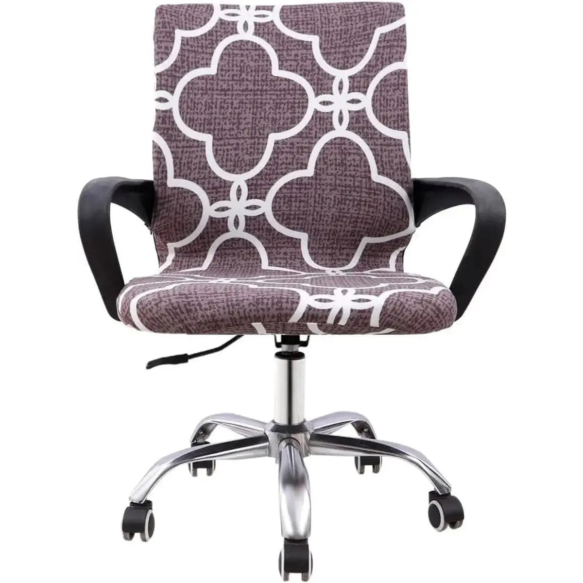 MOCAA premium office chair cover with ergonomic slipcover protecting from spills and stains, ideal for cat owners.