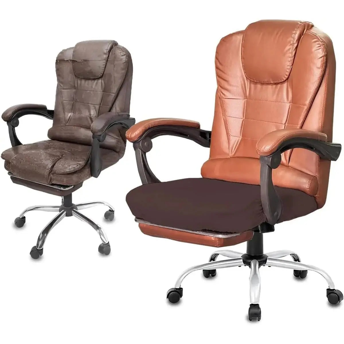 Necolorlife Large Office Chair Seat Cover Fits 19.7 To 26 Inch NeColorLife
