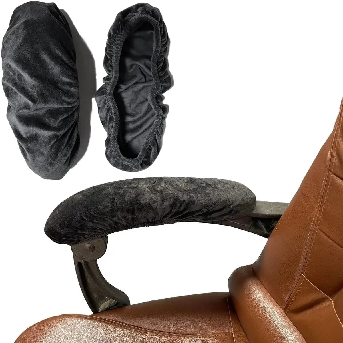 Necolorlife Large Office Chair Seat Cover Fits 19.7 To 26 Inch NeColorLife