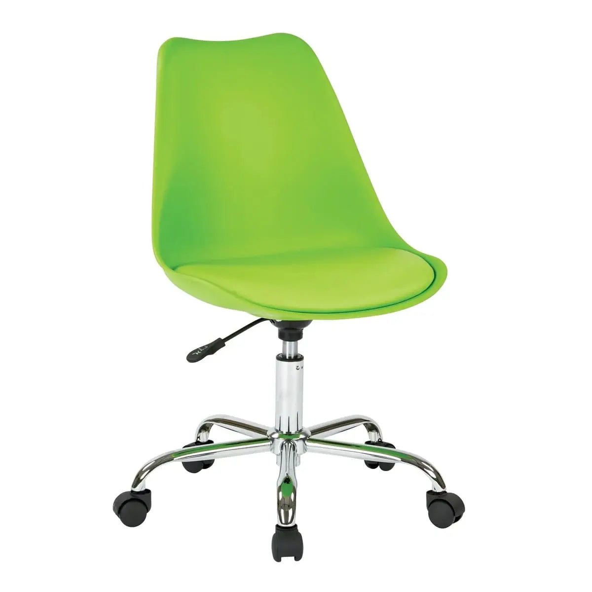 Modern Purple Office Chair - Comfortable Cushion, Stylish Chrome Base ADS