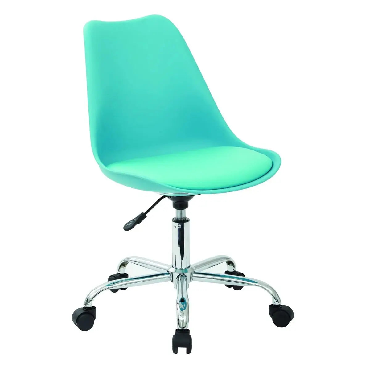 Modern Purple Office Chair - Comfortable Cushion, Stylish Chrome Base ADS