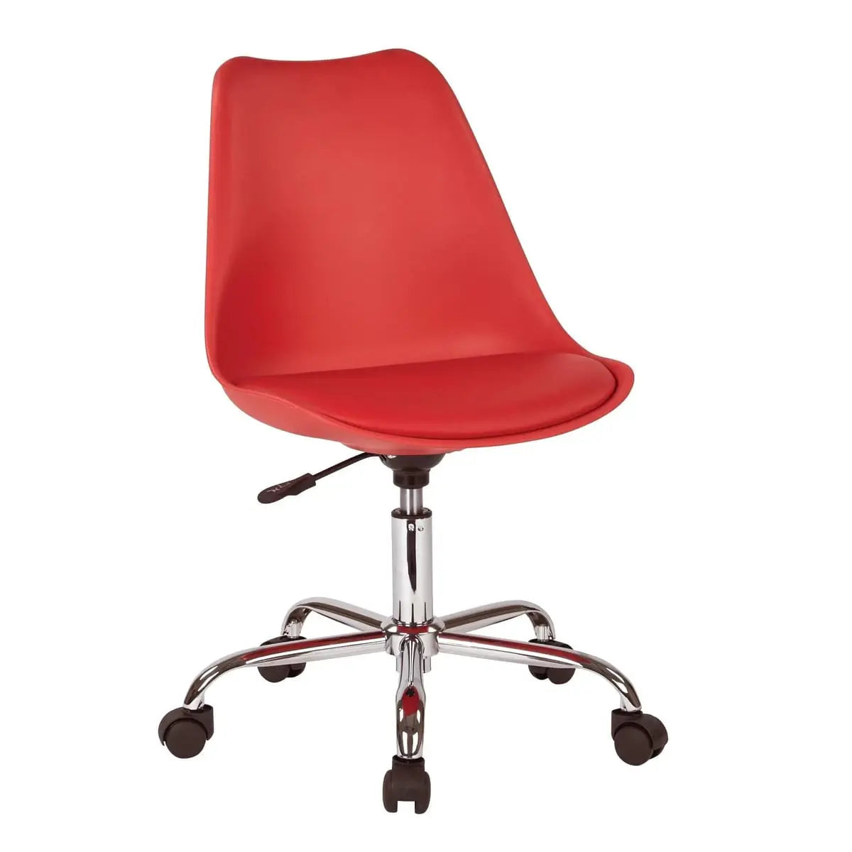 Modern Purple Office Chair - Comfortable Cushion, Stylish Chrome Base ADS