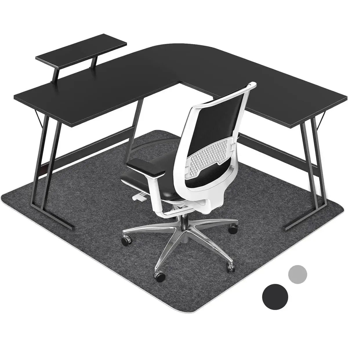 Placoot Hard Floor Chair Mat 55x35 Large Anti Slip Protector For Home Placoot