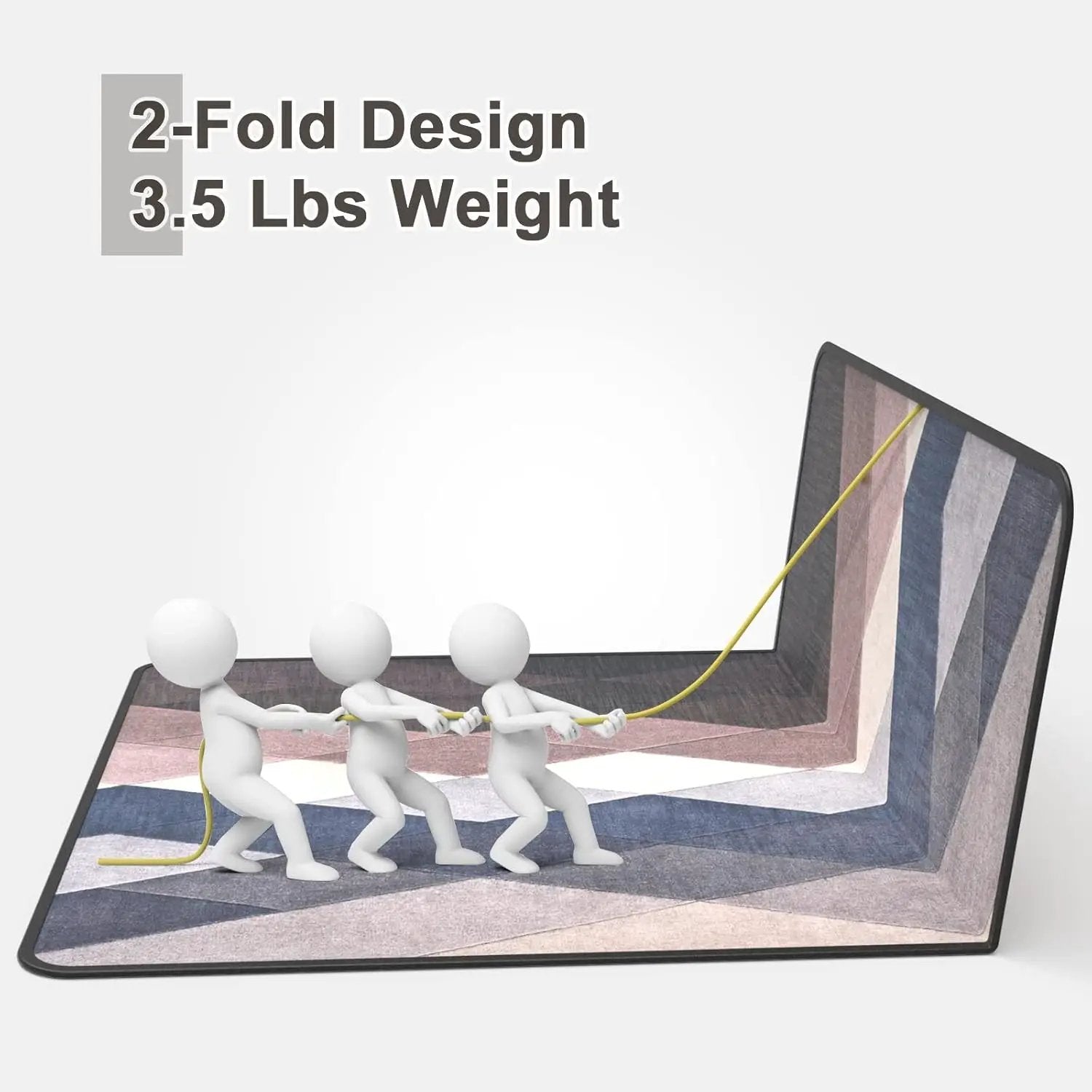 Placoot heavy-duty office chair mat 48x36 inches for hardwood and carpet, shown on a floor with ergonomic office chair