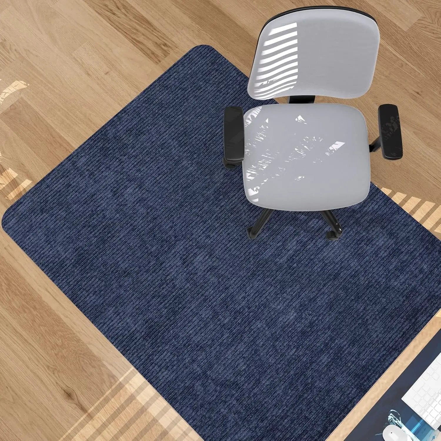 Placoot Heavy Duty Office Chair Mat, 48x36 inches, designed for hardwood and carpet floors, durable and large for office use