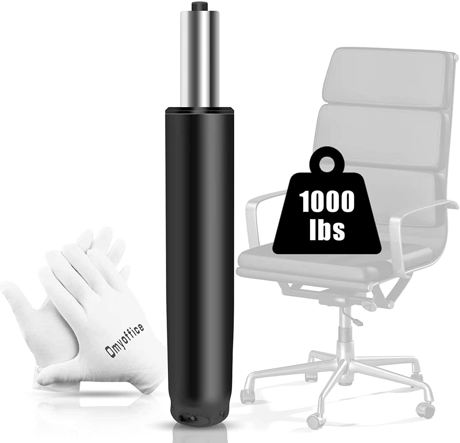 5.5-Inch Heavy-Duty Gas Lift Cylinder for Office Chairs - Universal Replacement Part for Most Chairs, Durable Hydraulic/Pneumatic Piston in Black - Platinum-Level Office Chairs