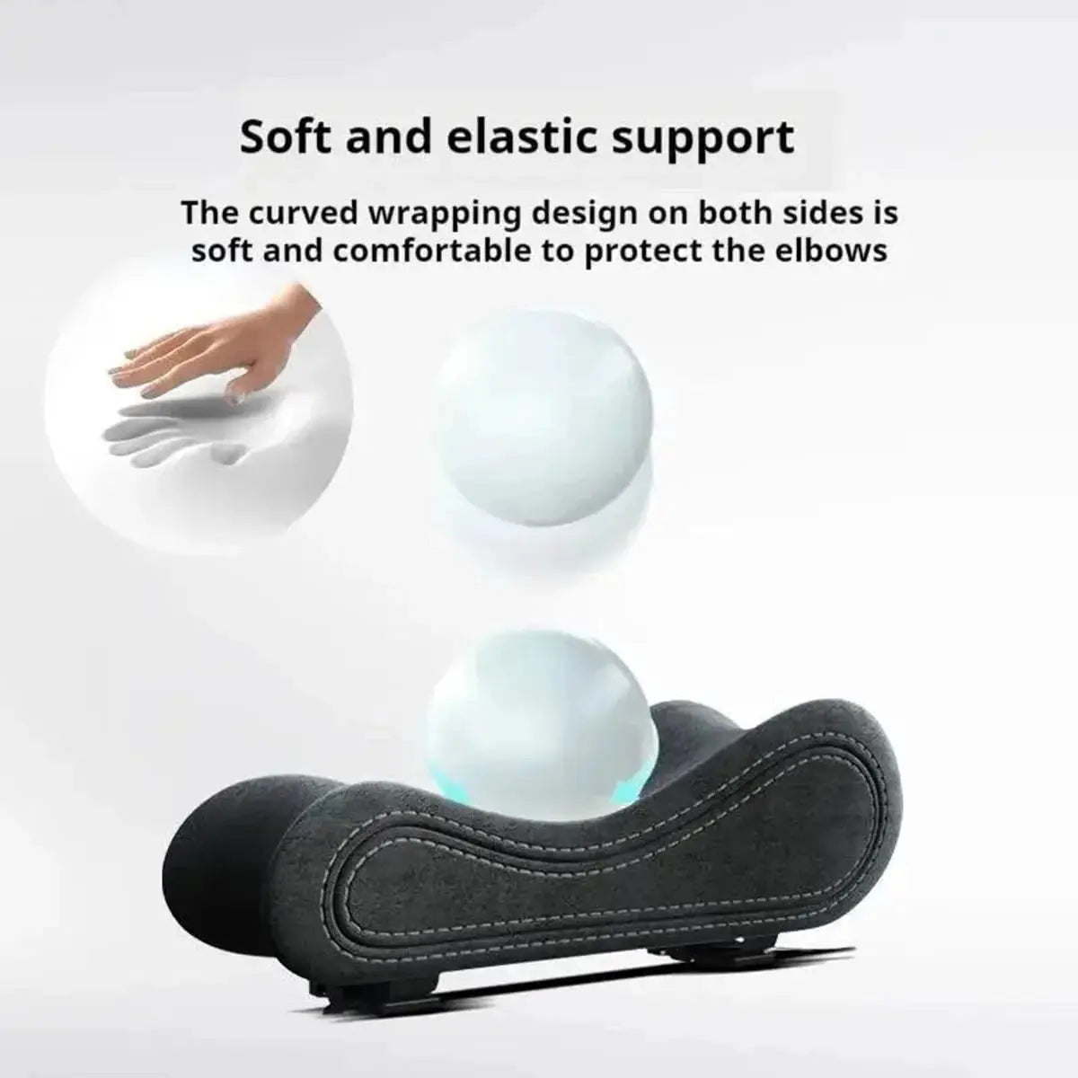 Gray Memory Foam Armrest Pads for Office Chair Ergonomic Comfort Forearm Pressure Relief and Padded Support Platinum-Level Office Chairs