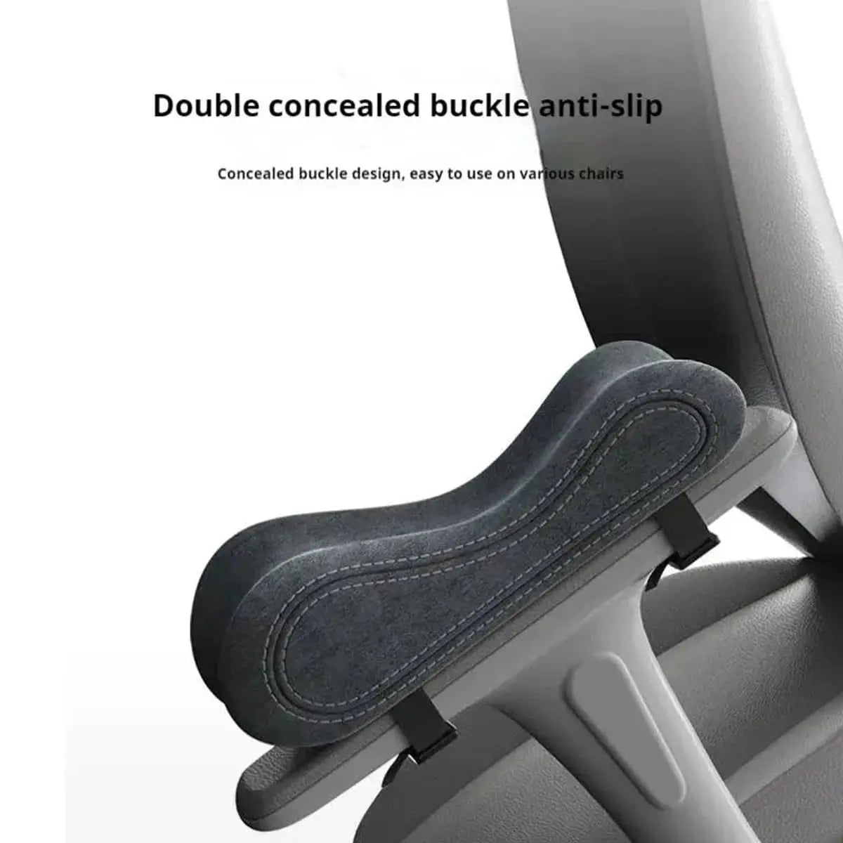 Gray Memory Foam Armrest Pads for Office Chair Ergonomic Comfort Forearm Pressure Relief and Padded Support Platinum-Level Office Chairs