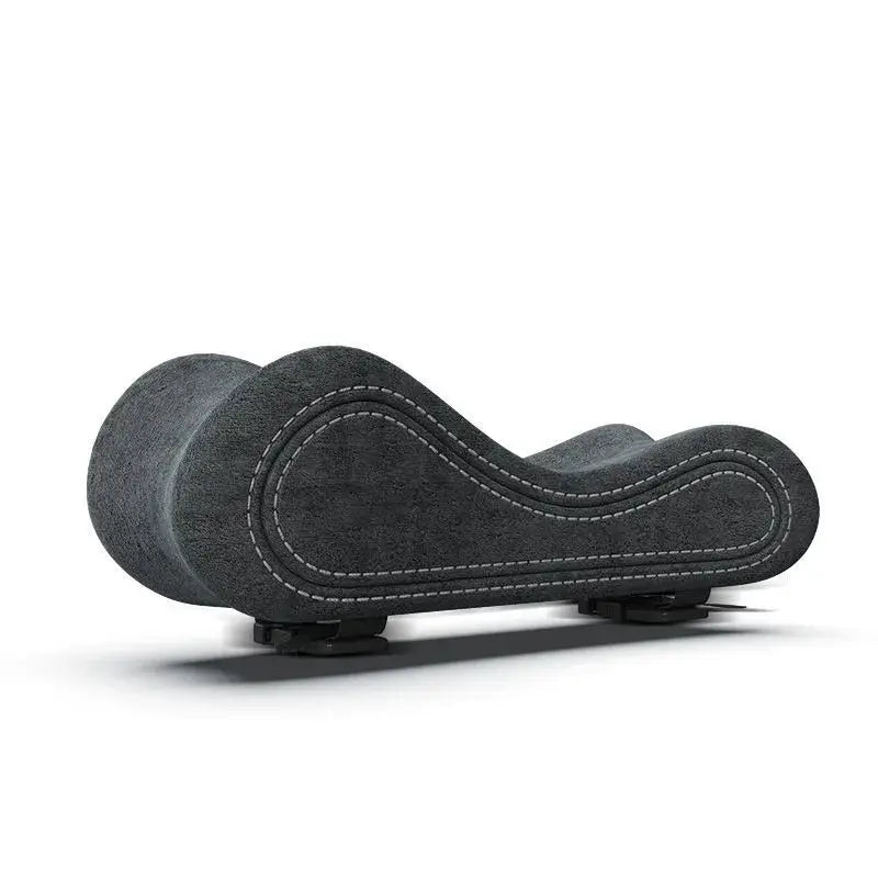 Gray memory foam armrest pads for office chair by Platinum-Level Office Chairs, providing ergonomic support and forearm pressure relief.