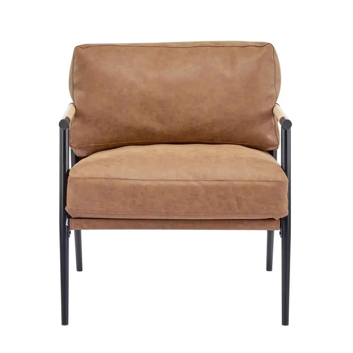 Modern Platinum-Level Office Chairs accent chair with plush cushions, suitable for living room or office decor.