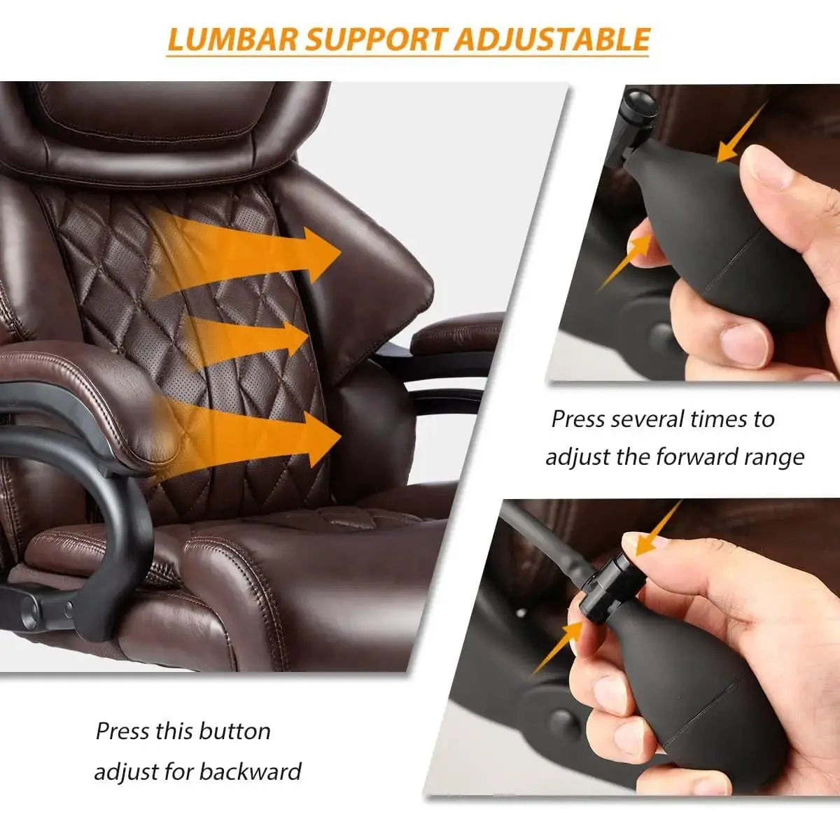 Oversized Heavy Duty Office Chair with Ergonomic Comfort Support Platinum-Level Office Chairs