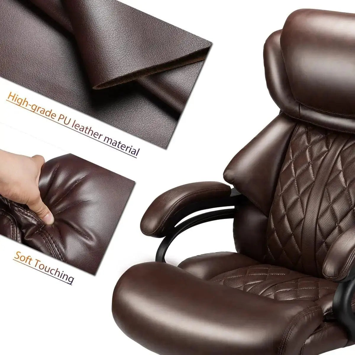Oversized Heavy Duty Office Chair with Ergonomic Comfort Support Platinum-Level Office Chairs