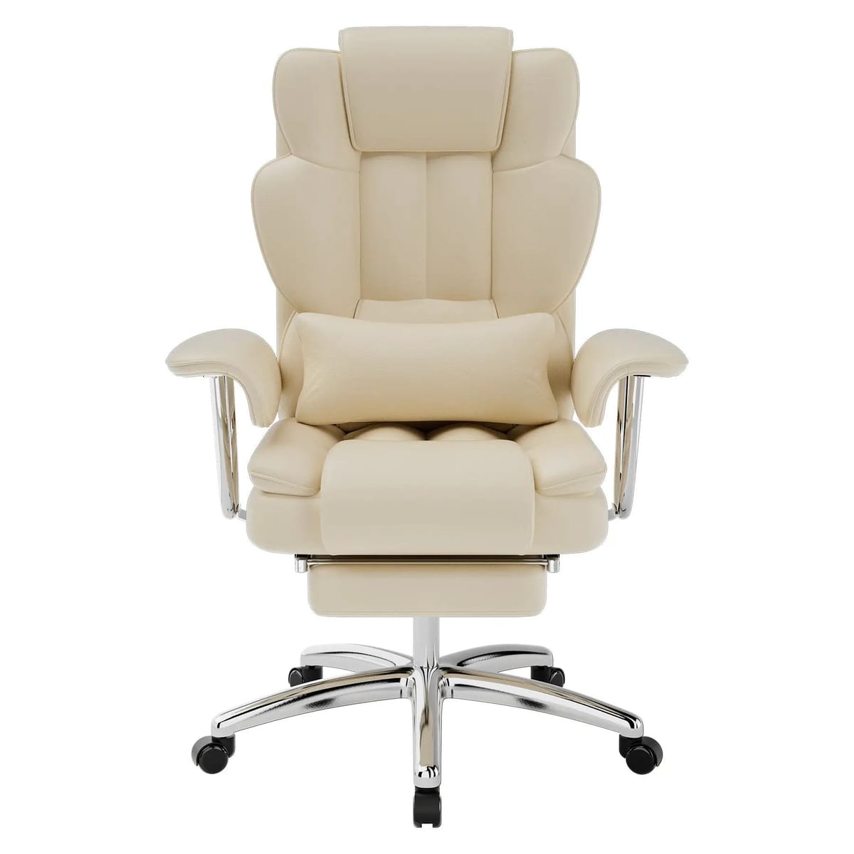 Premium Grade Big Tall Executive Leather Office Chair with Recline from Platinum-Level Office Chairs, featuring padded armrests and adjustable recline