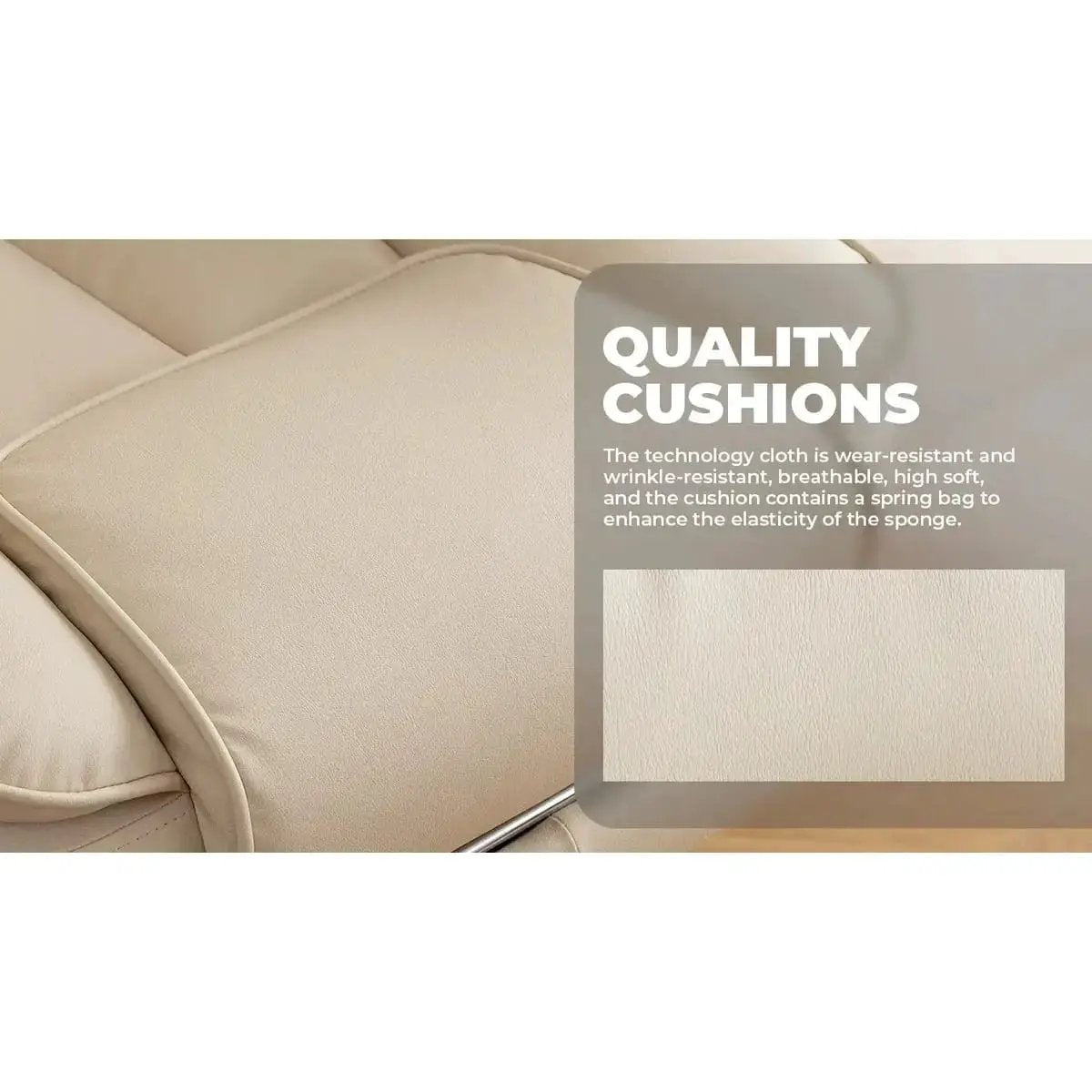 Platinum-Level Premium Big And Tall Leather Executive Office Chair Reclining High Back Beige 500 Pound Capacity - Platinum-Level Office Chairs