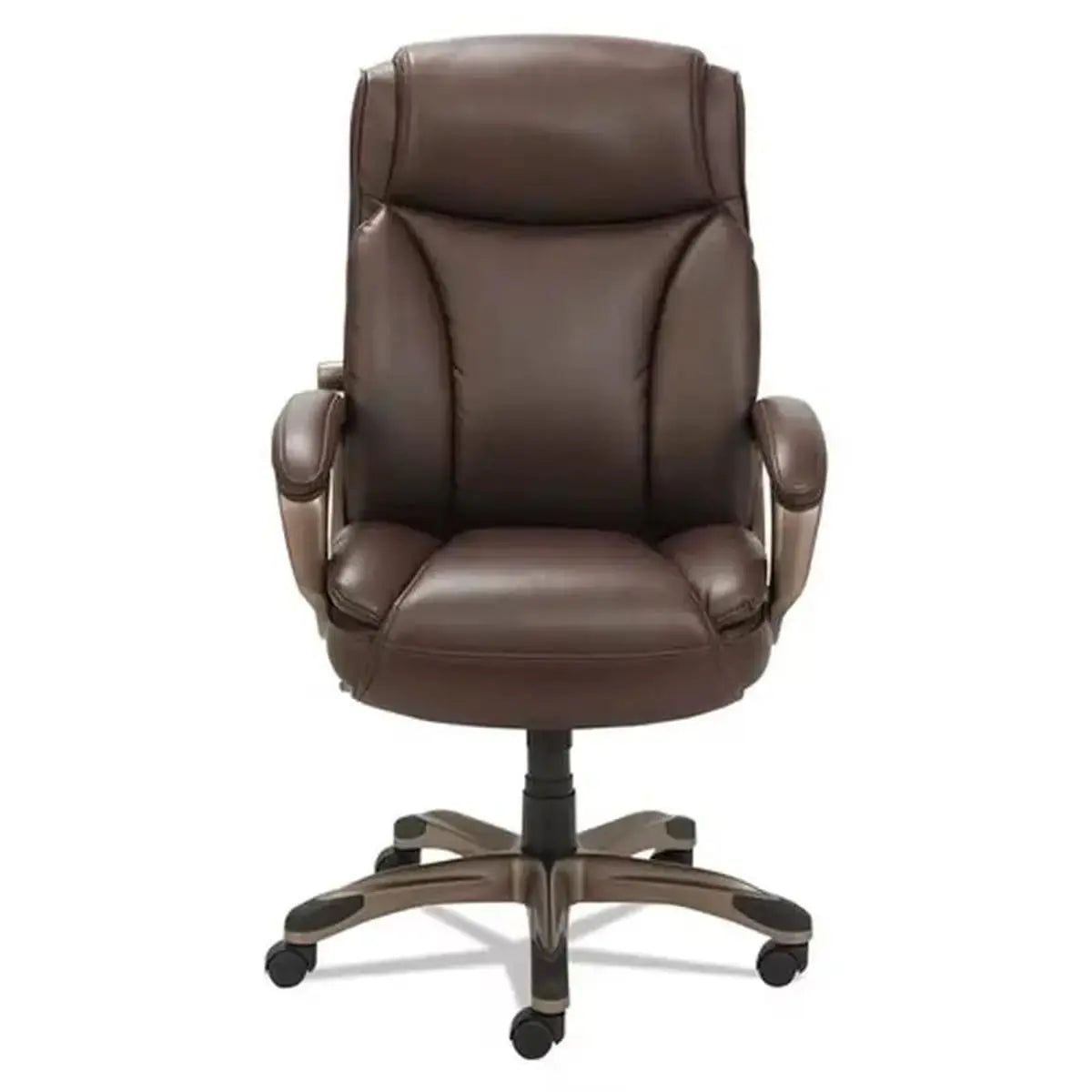 Leather Executive Highback Chair With Coil Spring Cushioning for Platinum-Level Office Chairs