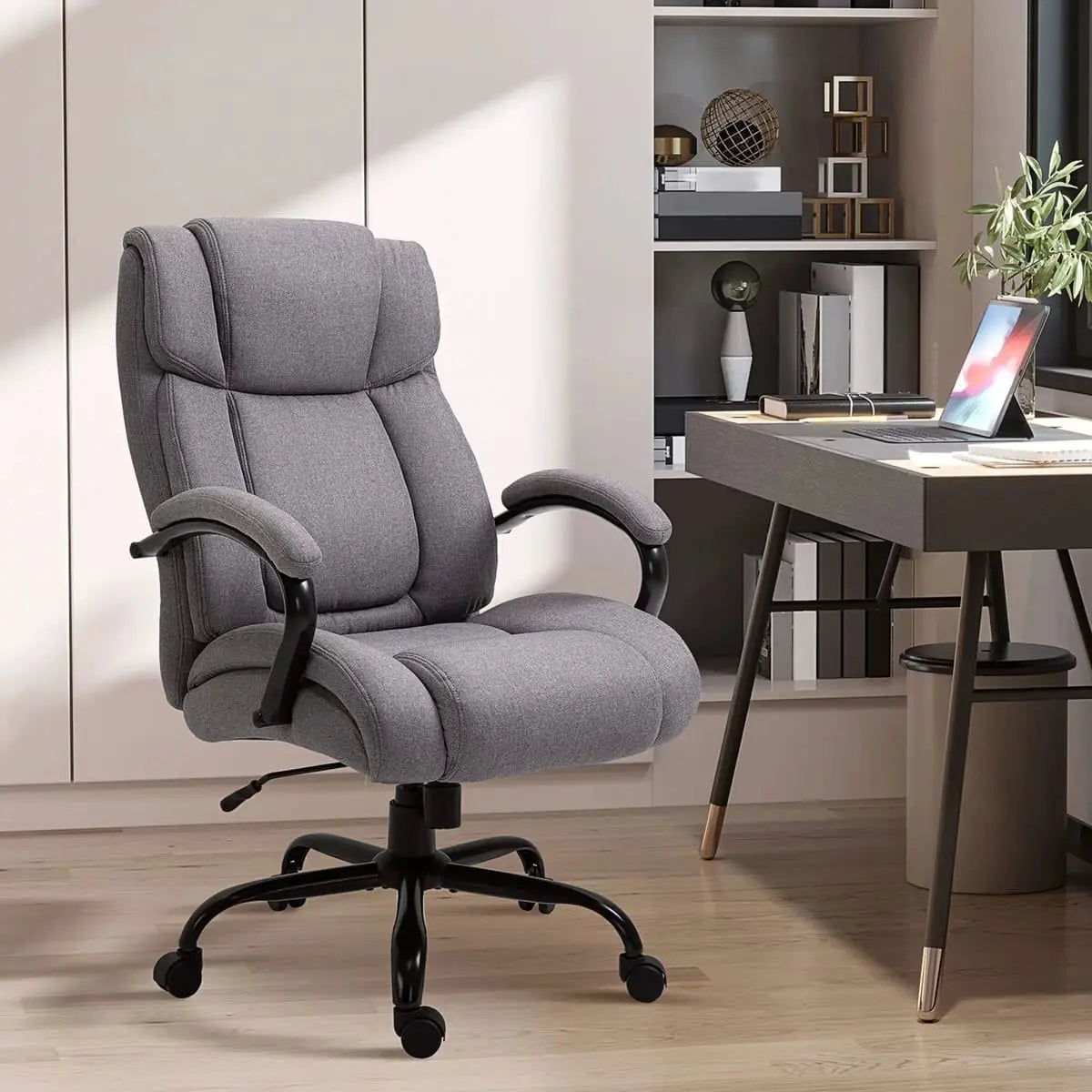 Big And Tall Ergonomic Executive Office Chair Featuring Wide Seat Platinum-Level Office Chairs