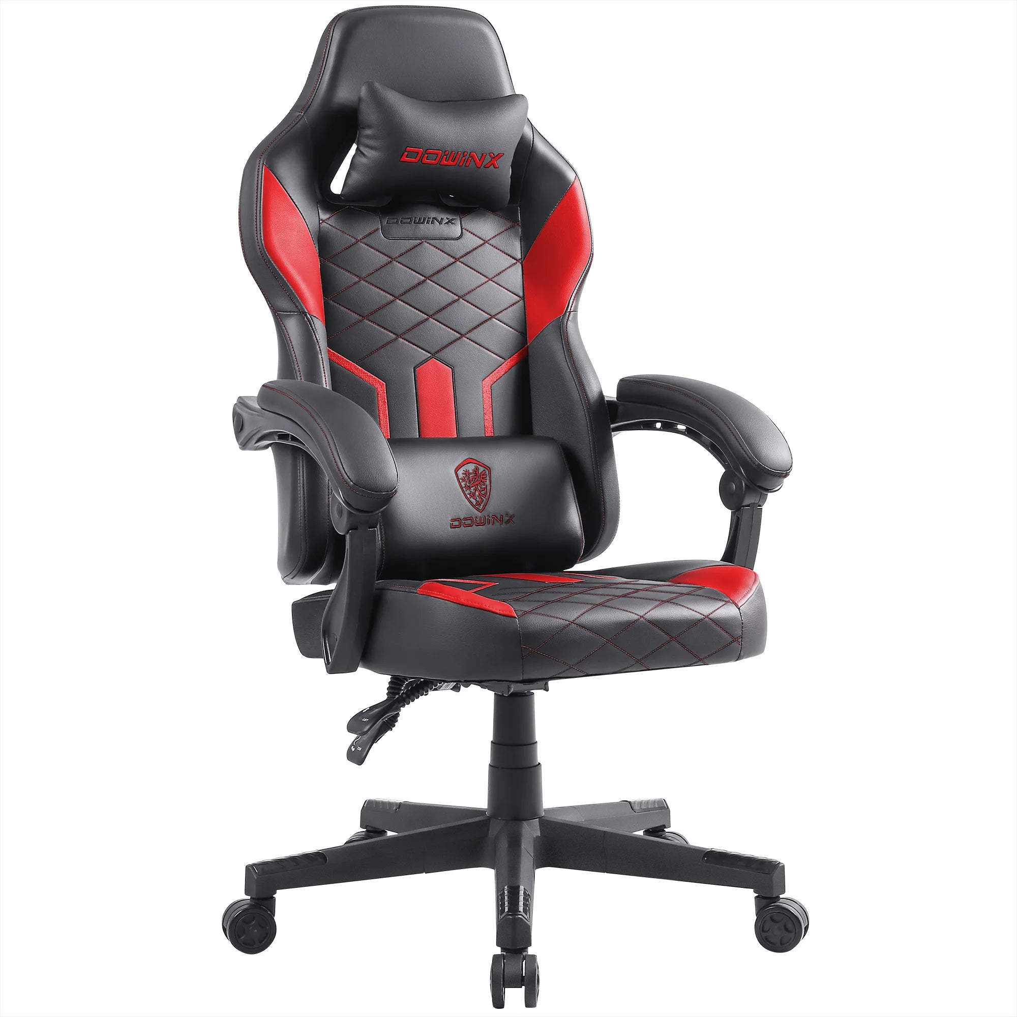 Dowinx Gaming Chair Ergonomic High Back Reclining PU Leather 350LBS - Platinum-Level Office Chairs