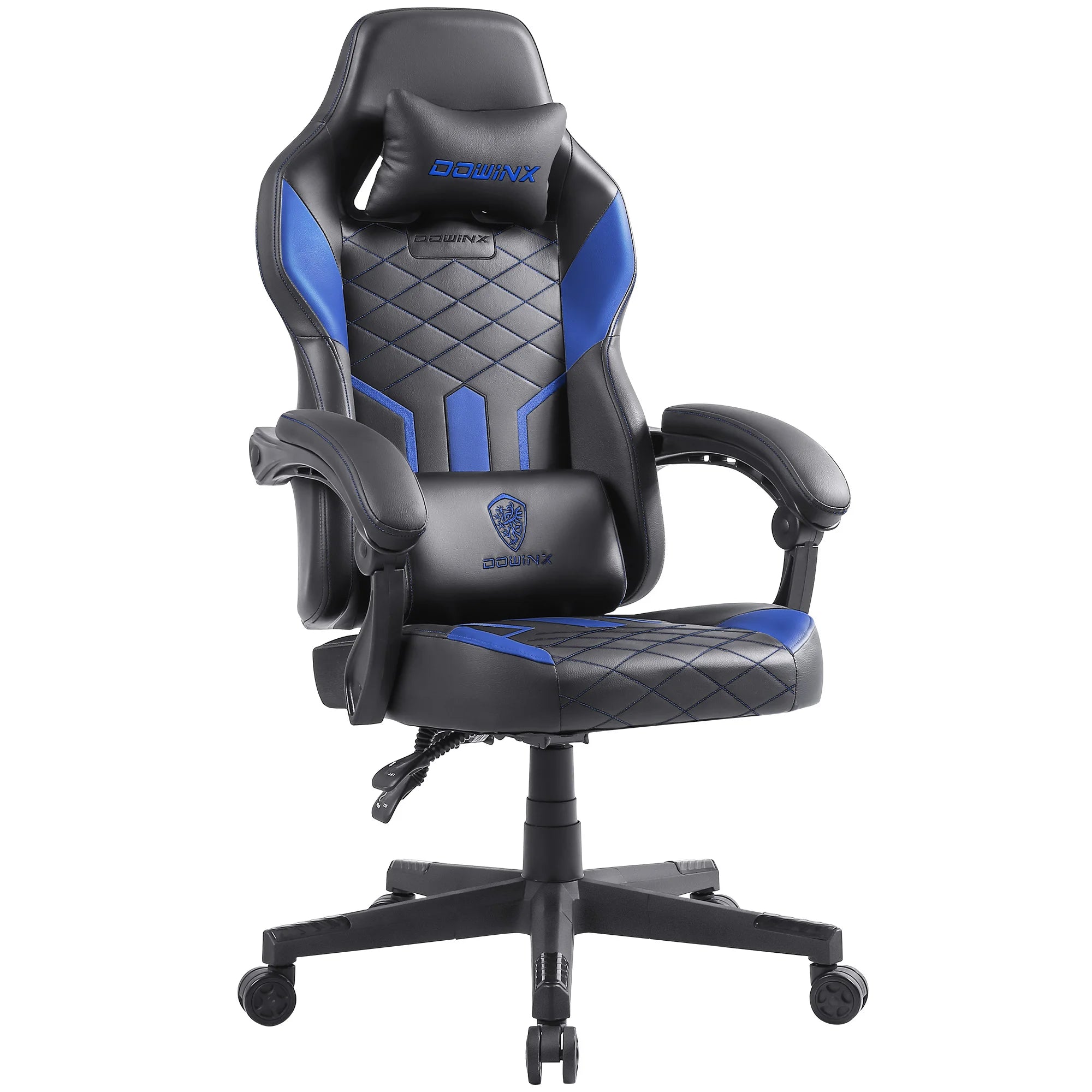 Dowinx Gaming Chair Ergonomic High Back Reclining PU Leather 350LBS - Platinum-Level Office Chairs