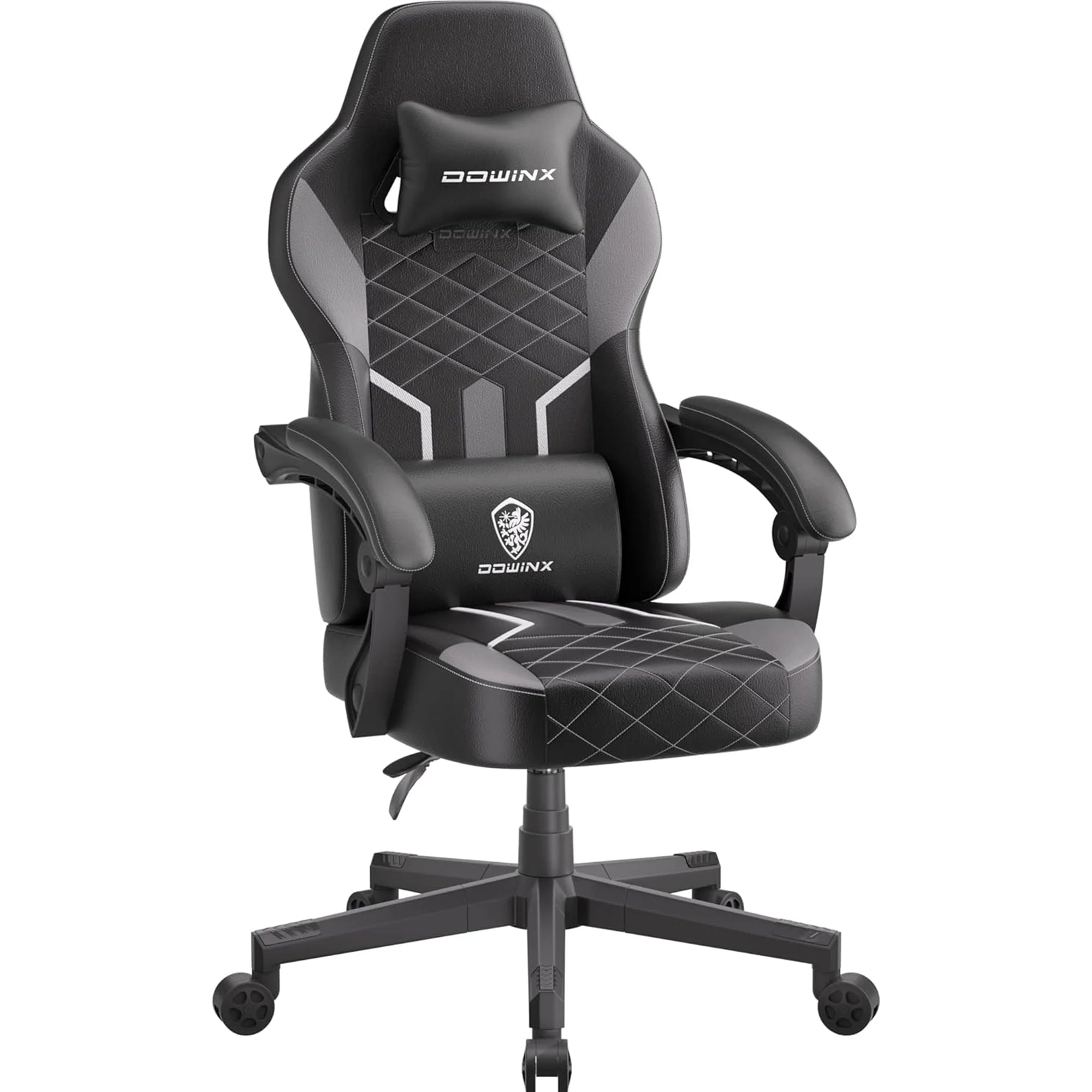 Dowinx Gaming Chair Ergonomic High Back Reclining PU Leather 350LBS - Platinum-Level Office Chairs
