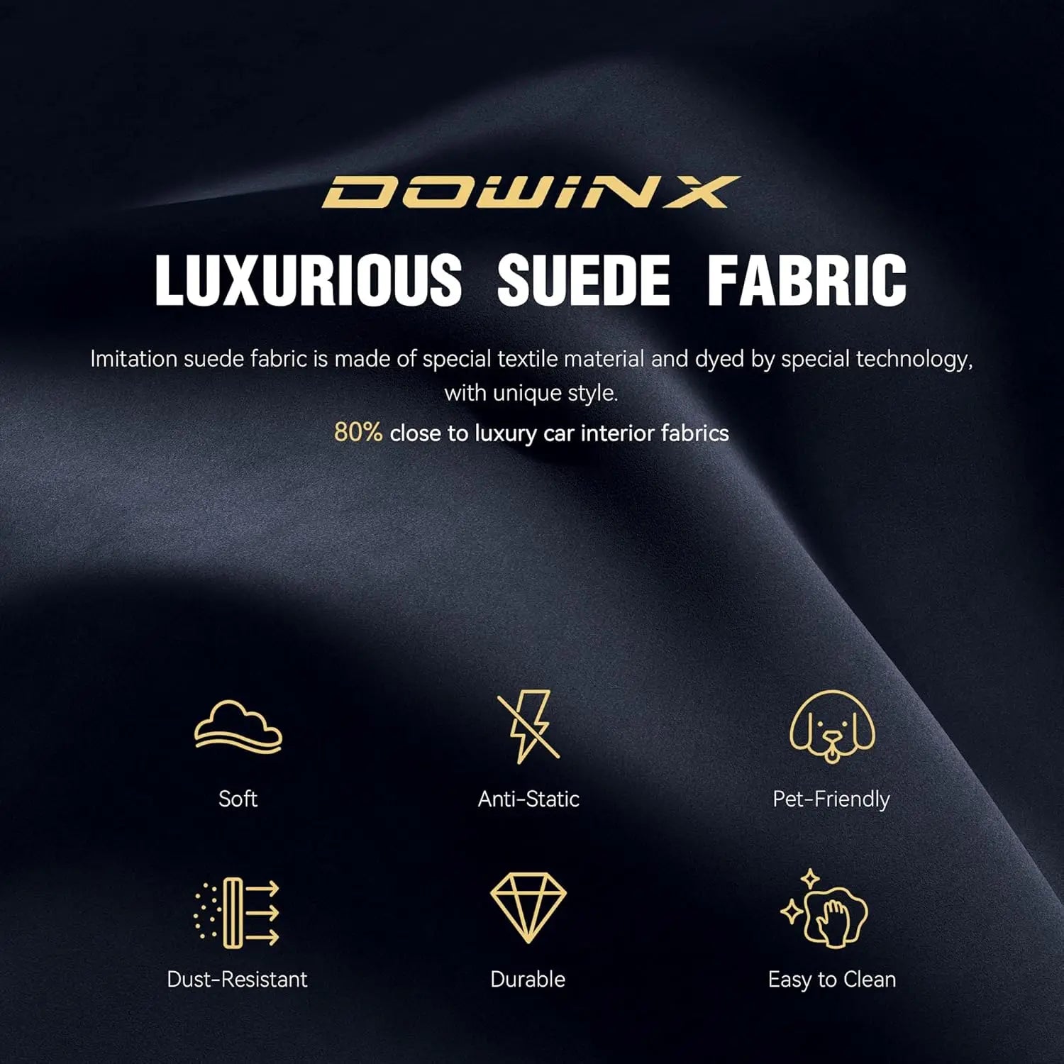 Dowinx Gaming Chair with Massage Support and Ergonomic Footrest - Platinum-Level Office Chairs