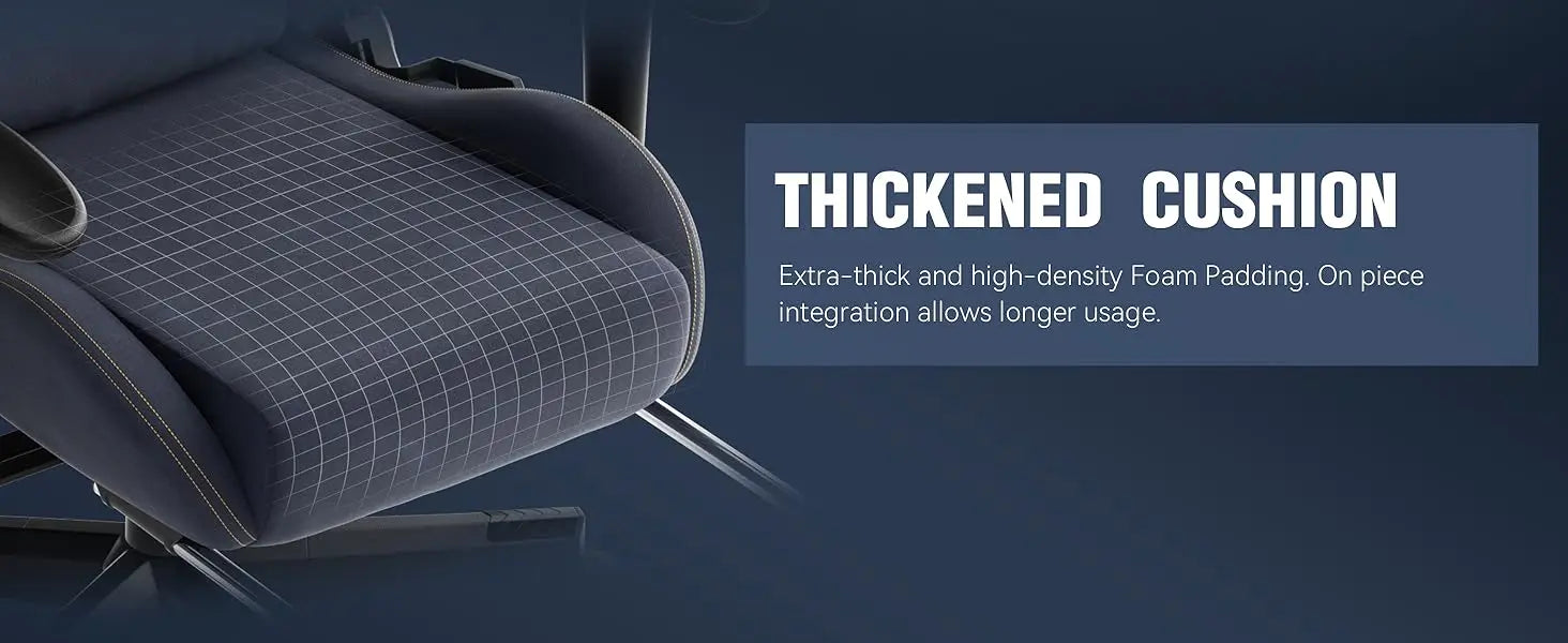 Dowinx Gaming Chair with Massage Support and Ergonomic Footrest - Platinum-Level Office Chairs