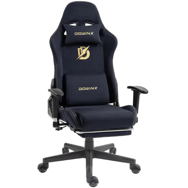Dowinx Gaming Chair with Massage Support and Ergonomic Footrest - Platinum-Level Office Chairs