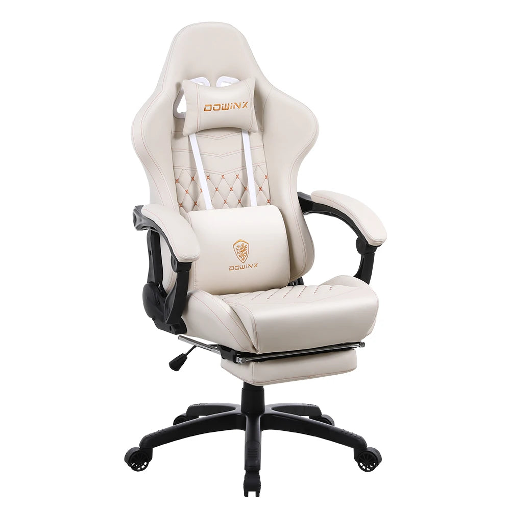 Dowinx Gaming Office PC Chair with Footrest and Lumbar Support - Platinum-Level Office Chairs