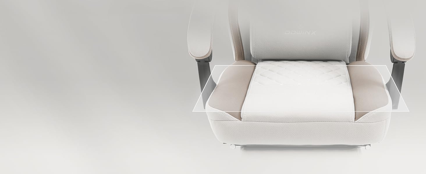 Dowinx Gaming Chair Breathable Fabric with Pocket Spring Cushion - Platinum-Level Office Chairs