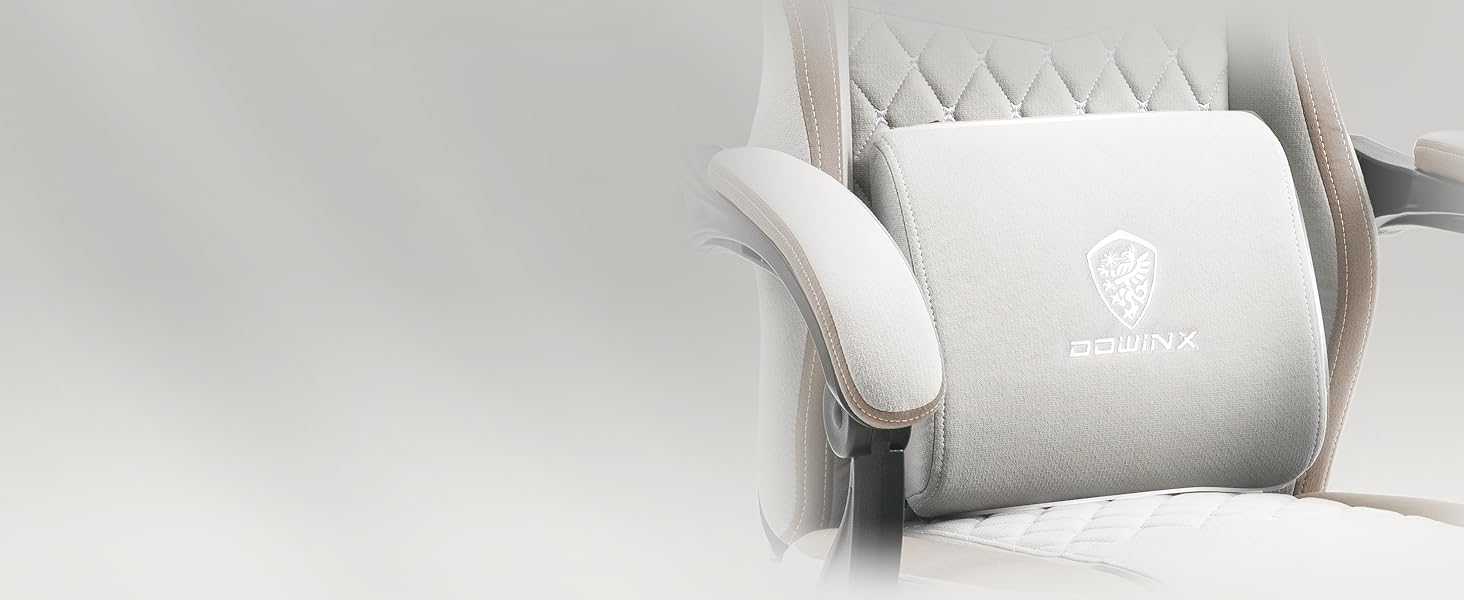 Dowinx Gaming Chair Breathable Fabric with Pocket Spring Cushion - Platinum-Level Office Chairs