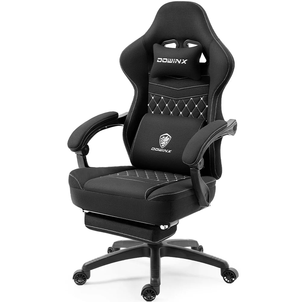Dowinx Gaming Chair Breathable Fabric with Pocket Spring Cushion - Platinum-Level Office Chairs