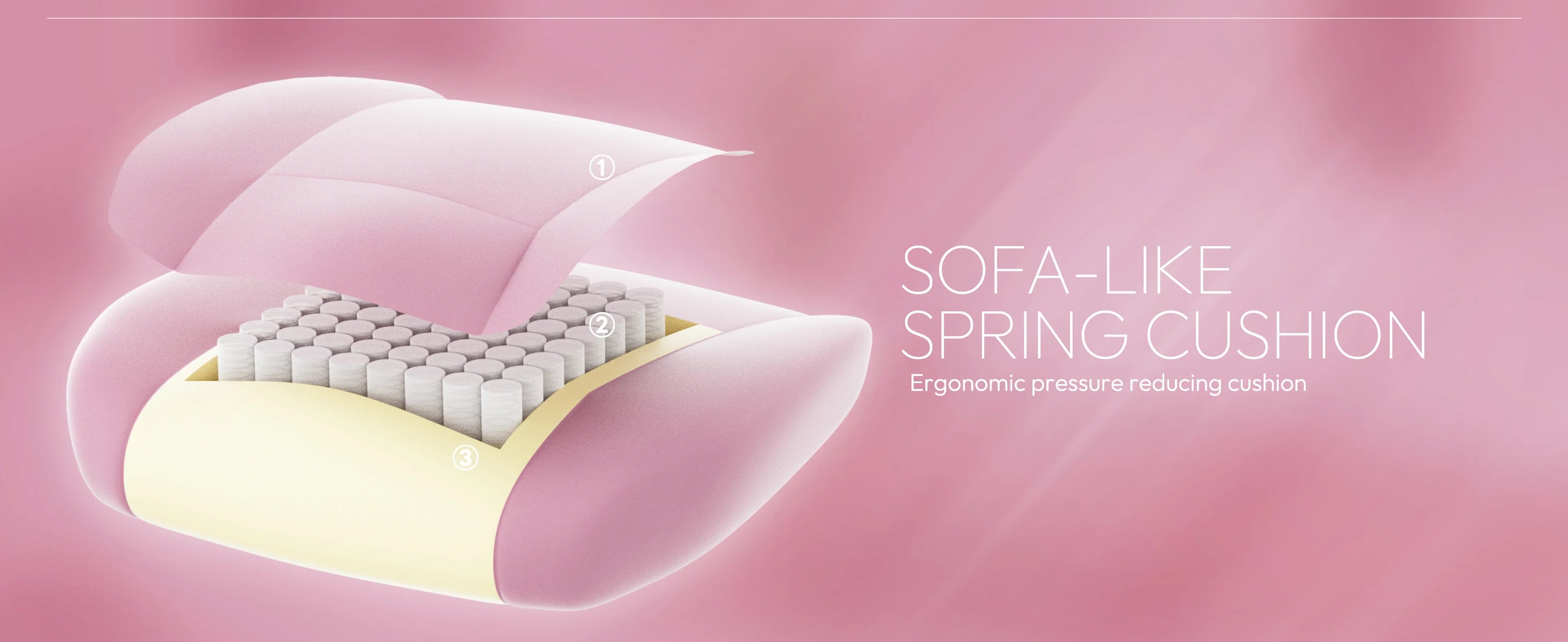 Dowinx Gaming Chair with Heated Massage Lumbar Support and Footrest - Platinum-Level Office Chairs